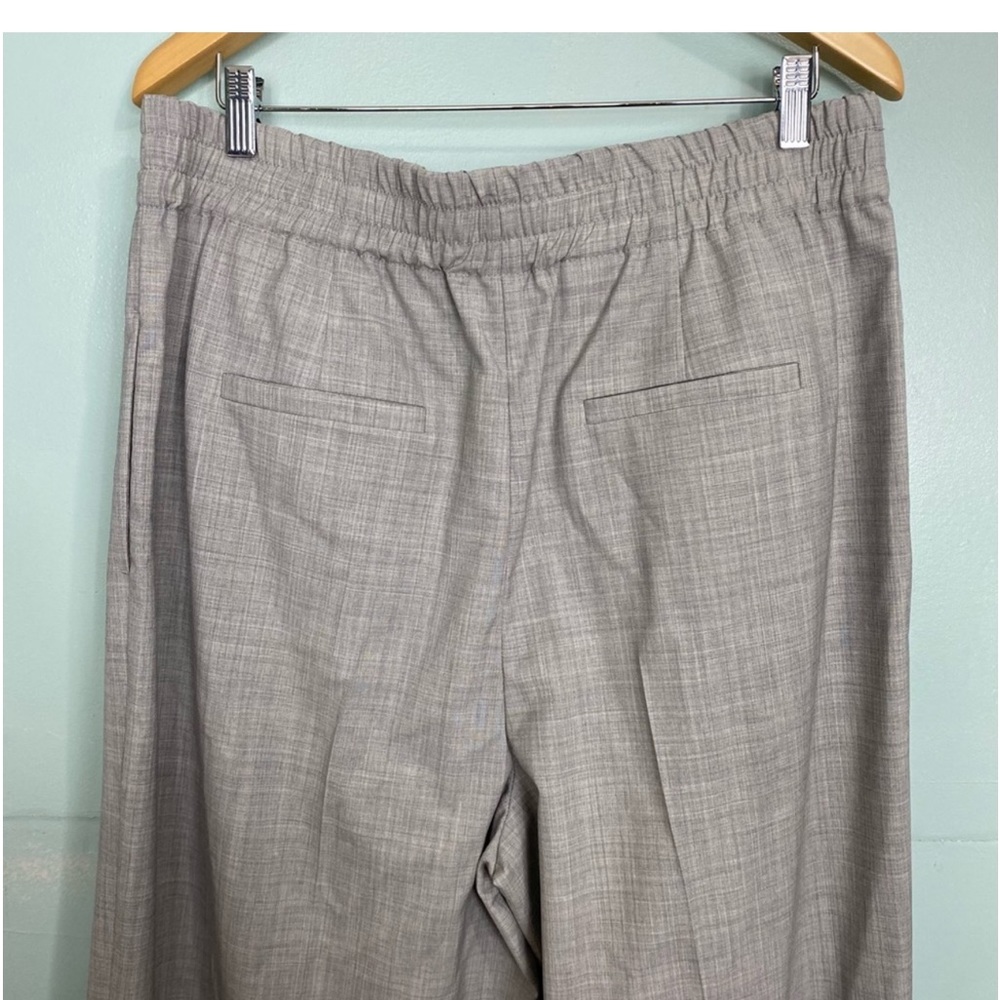 Brunello Cucinelli gray lightweight wool pull-on slacks w/pockets.  14 NWOT - Picture 3 of 8